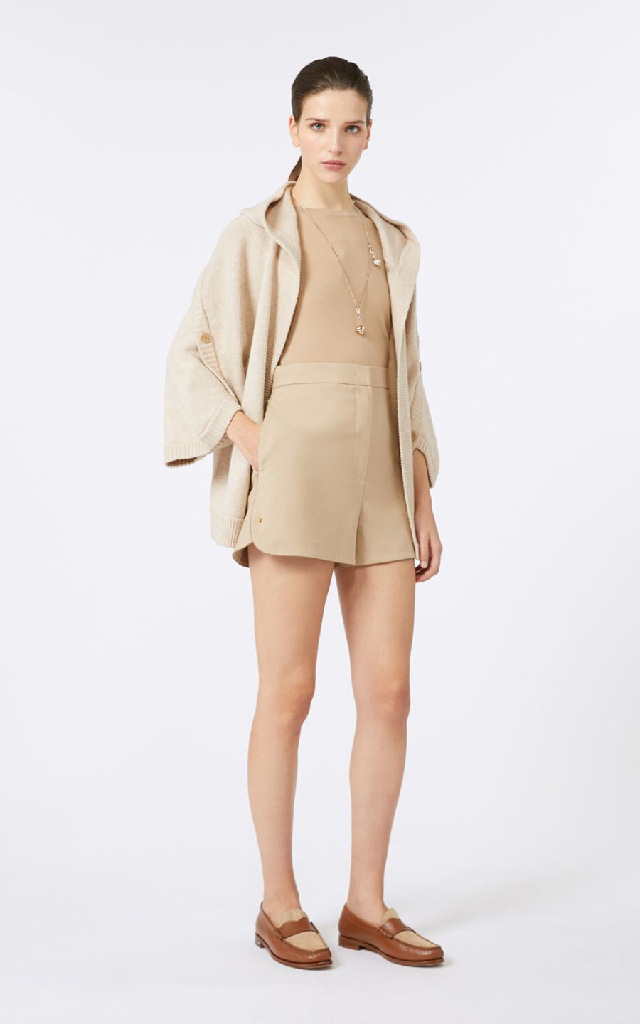 zoom in on Beige Cardigan image Beige Cardigan image