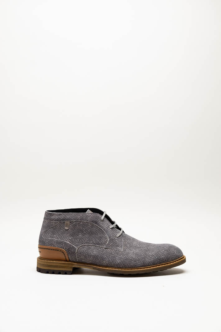 Grijs Veterschoen hoog