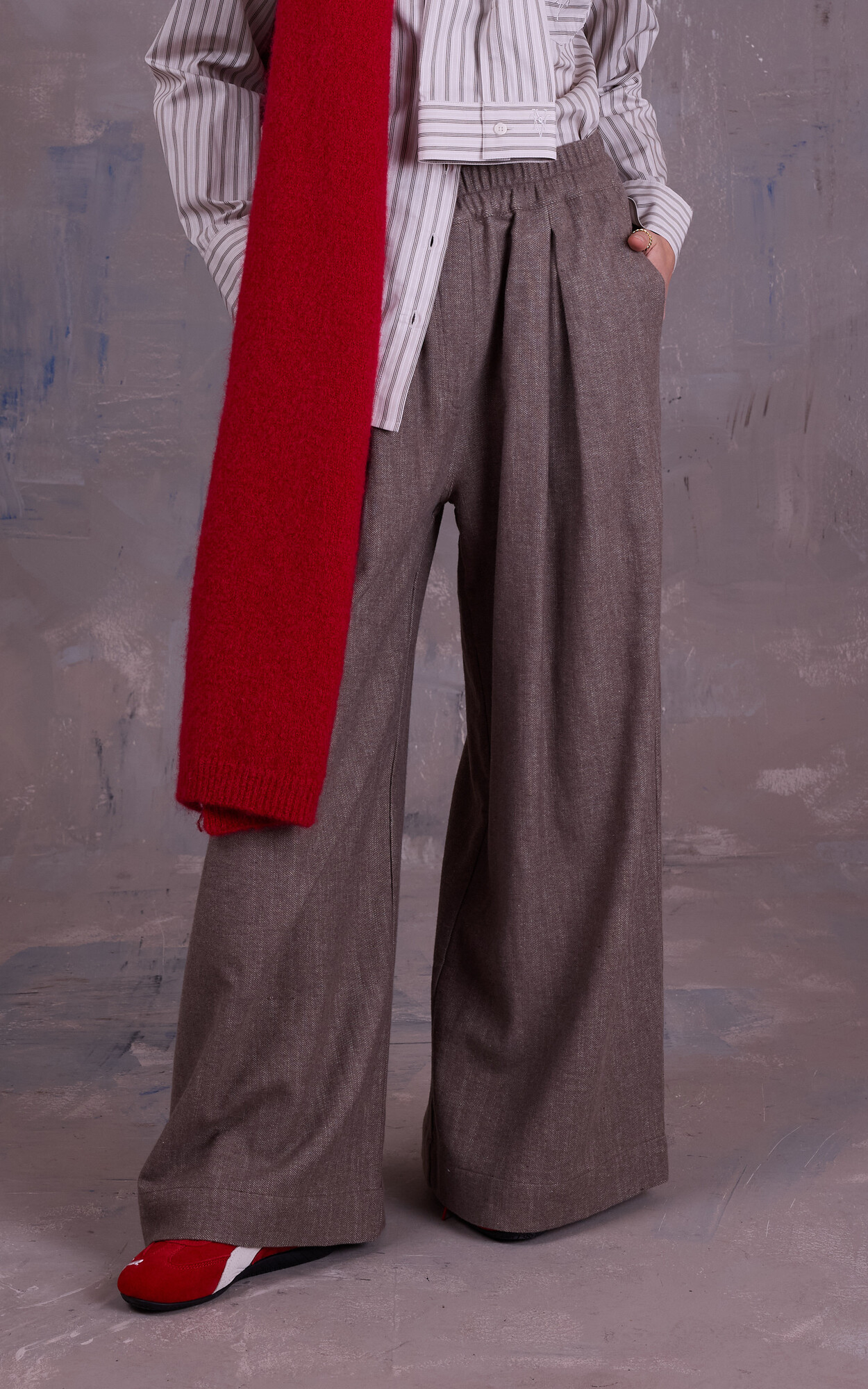 Greige Broek