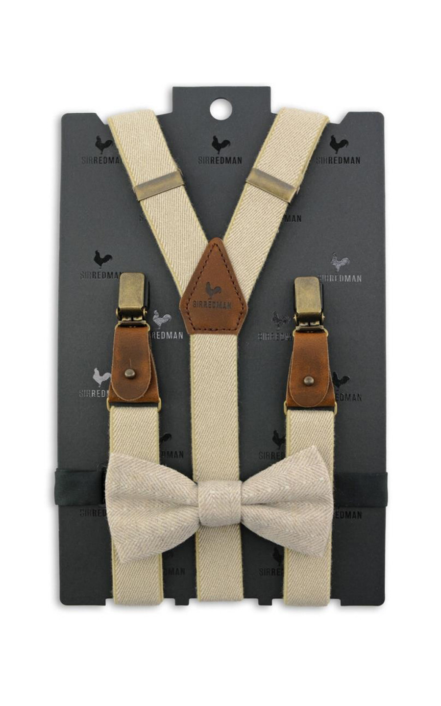 Beige Bretellen