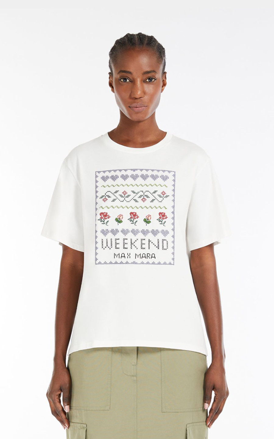 Wit T-shirt/top