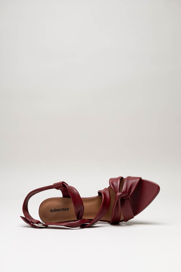 Bordeaux Sandaal hak image