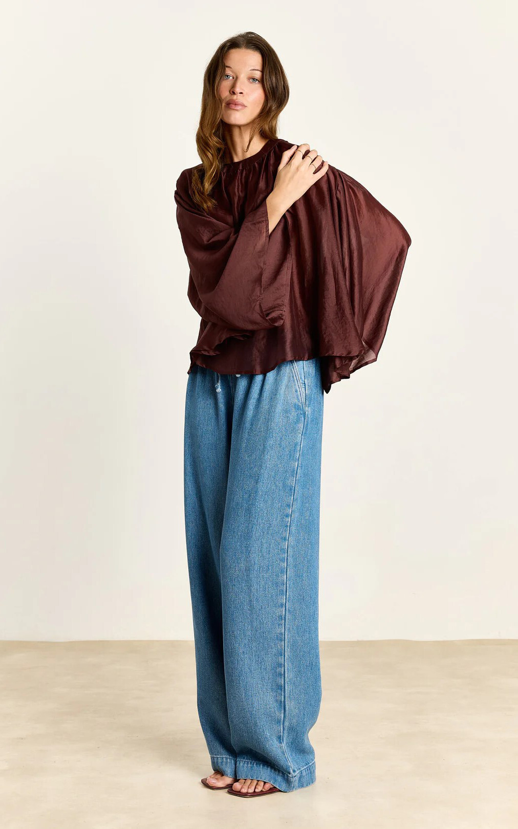 Donkerbruin Blouse