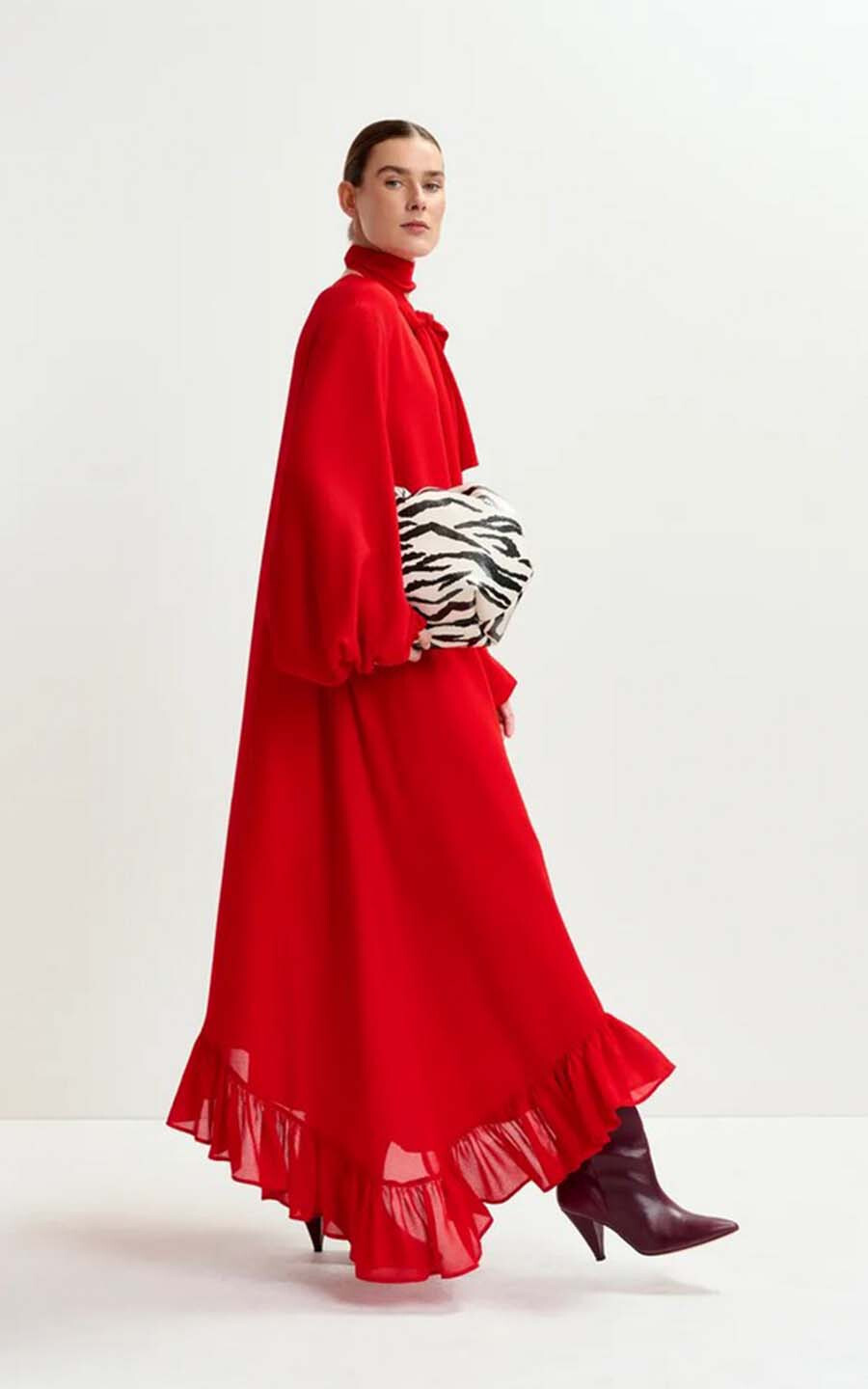 Rood Jurk image