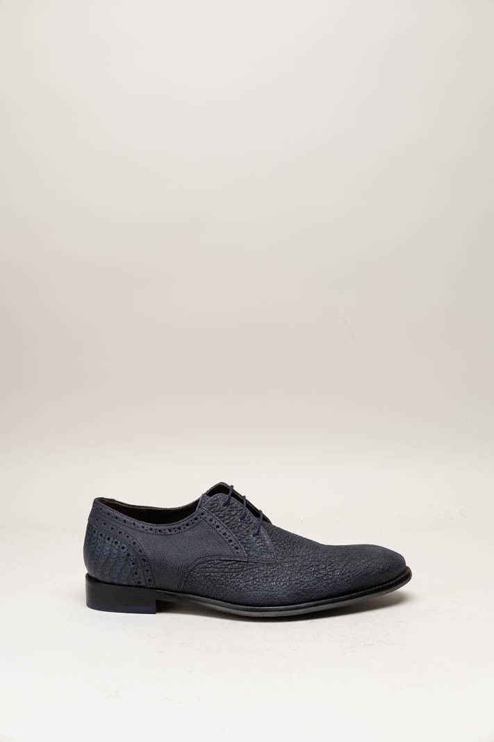 Donkerblauw Veterschoen