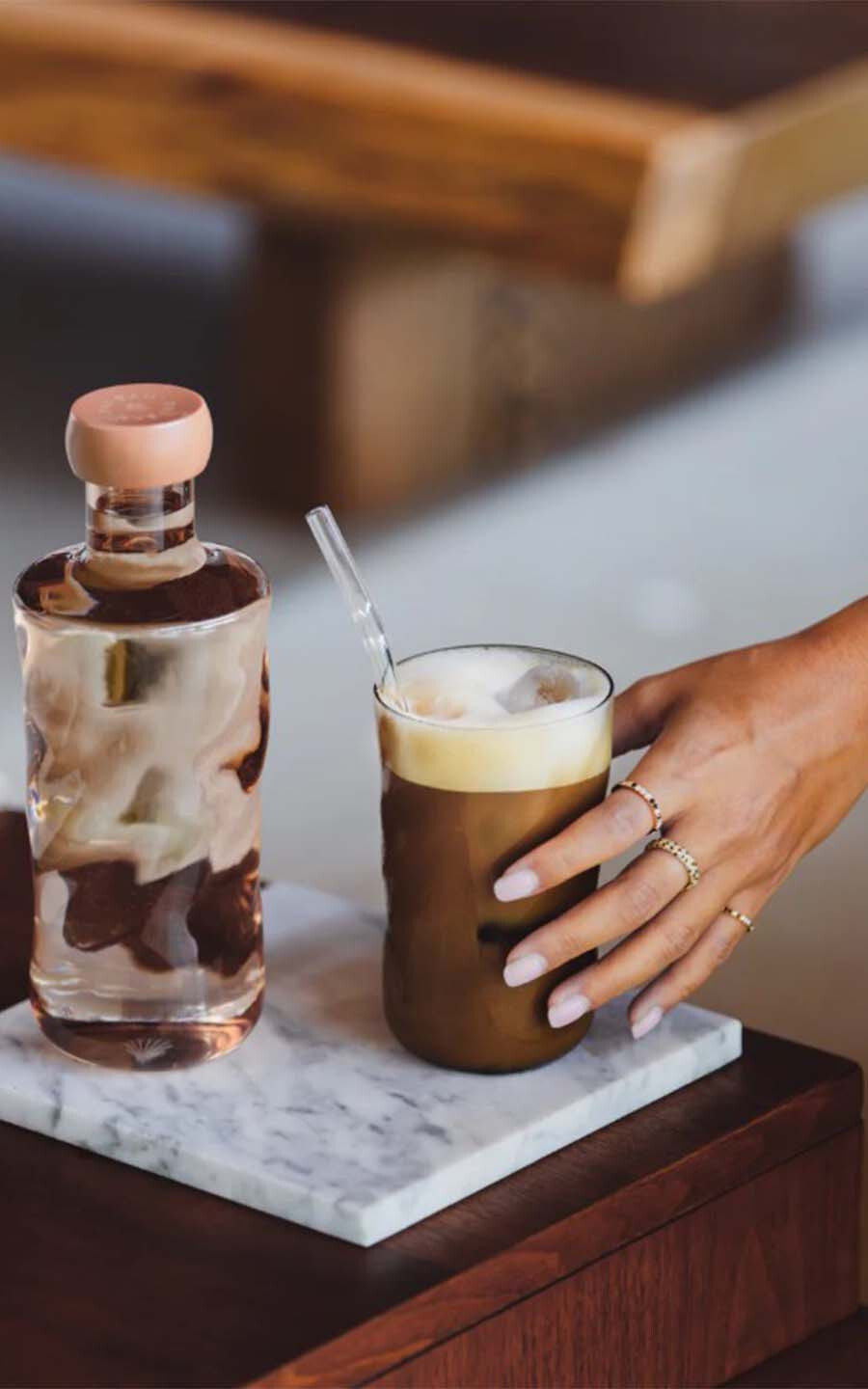 Bruin Servies en glazen