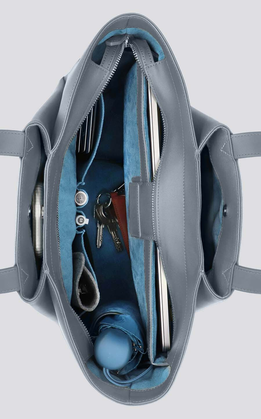 Lichtblauw Schoudertas image