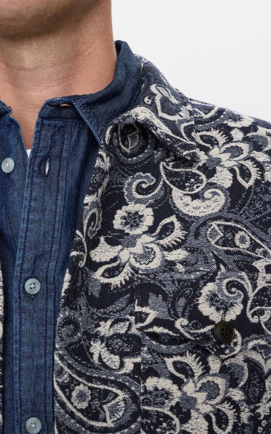 Blauw Overshirt image
