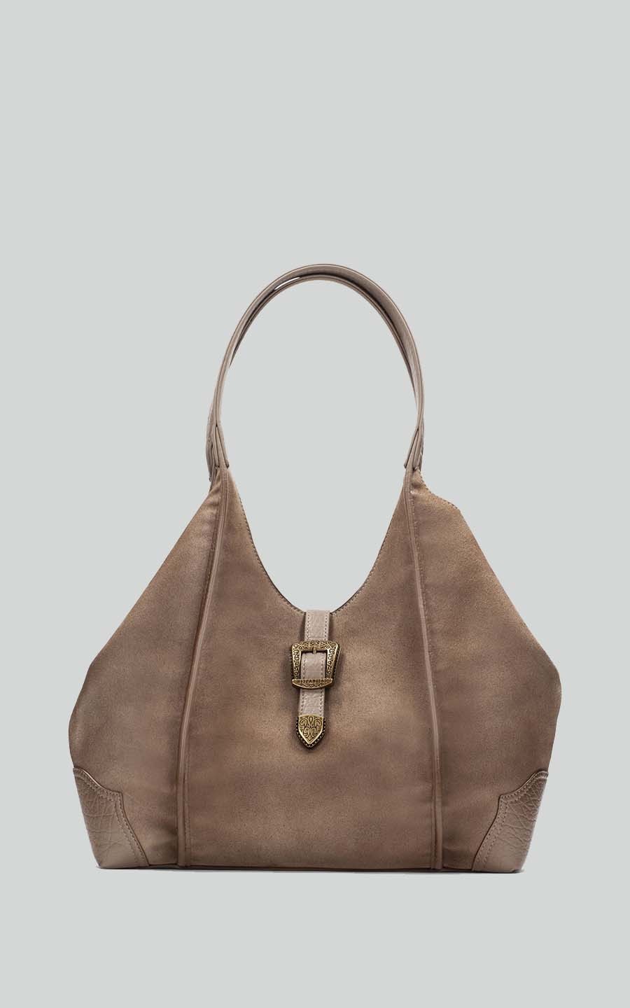 Taupe Schoudertas