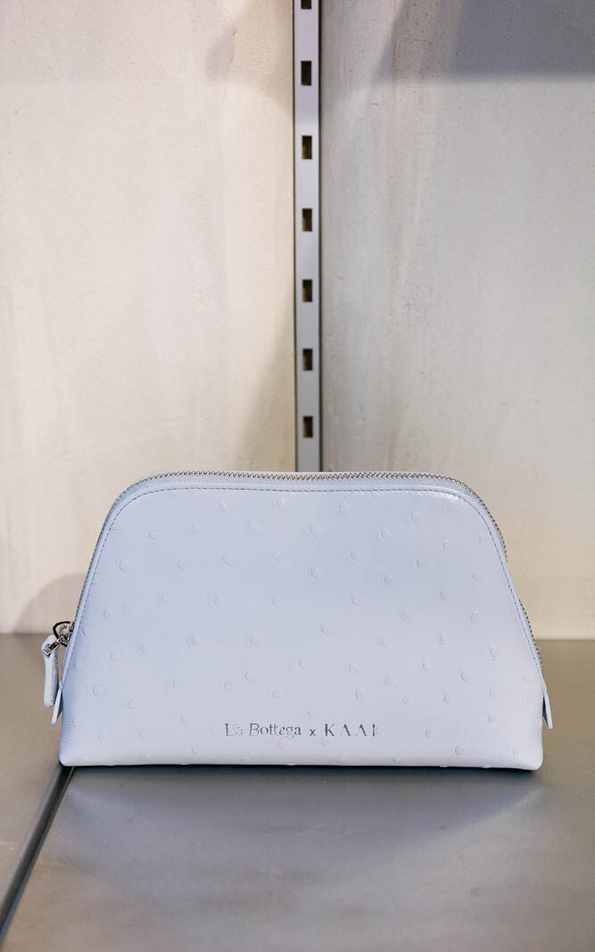 Lichtblauw Make up tas image