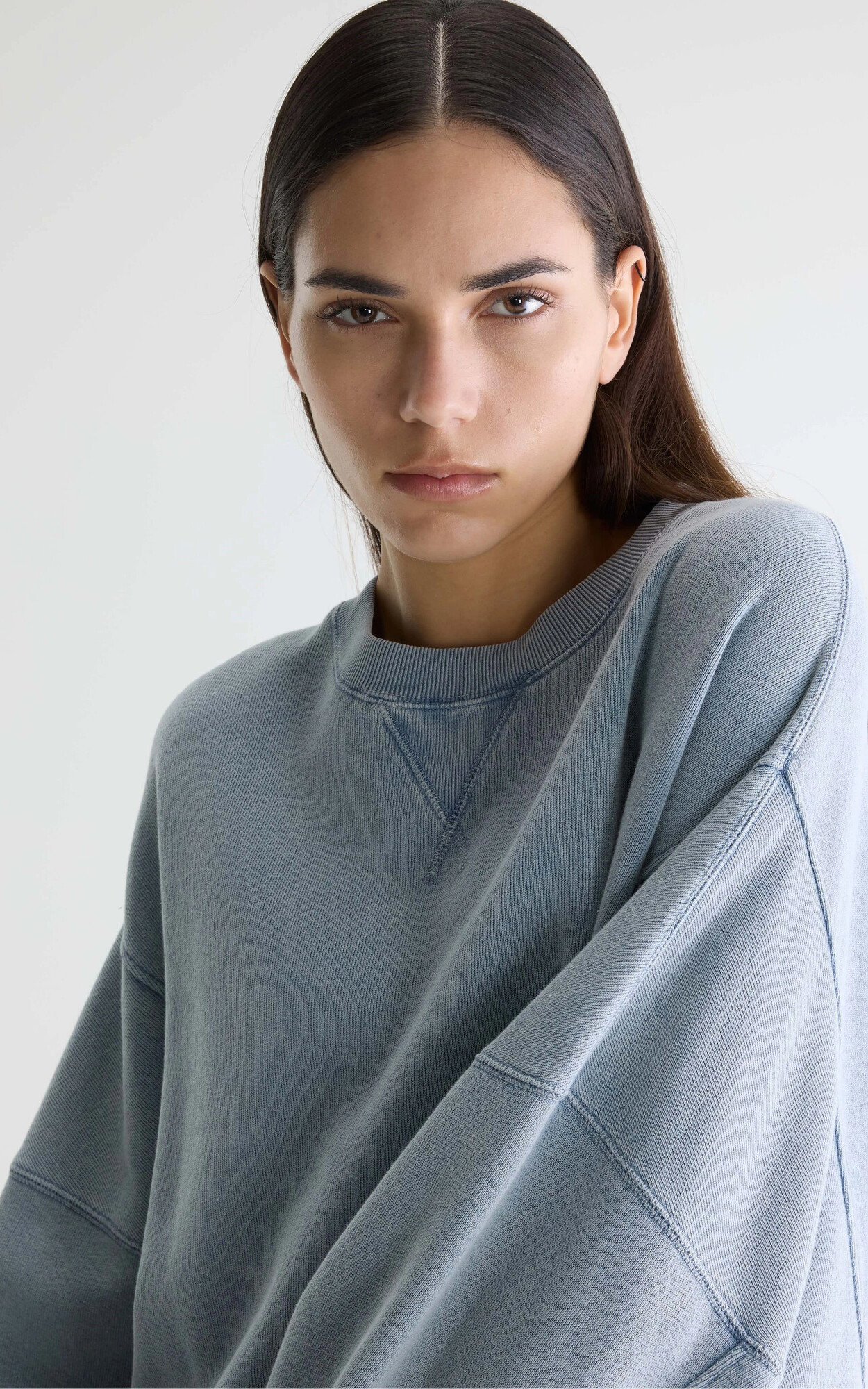 Lichtblauw Sweater image