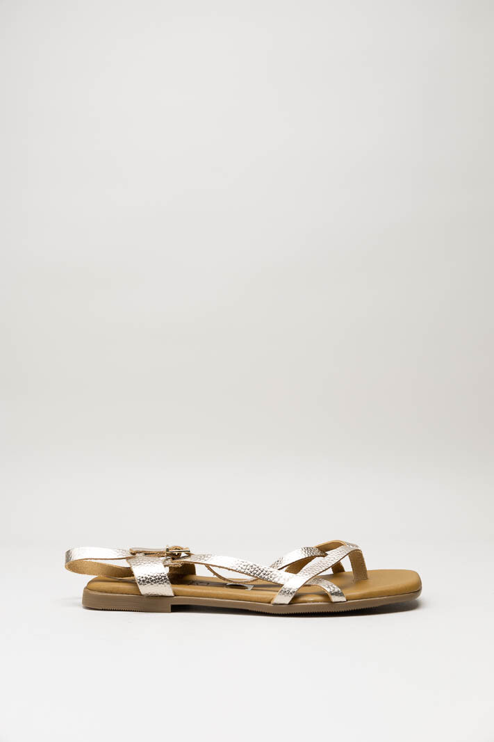 Goud Sandaal plat