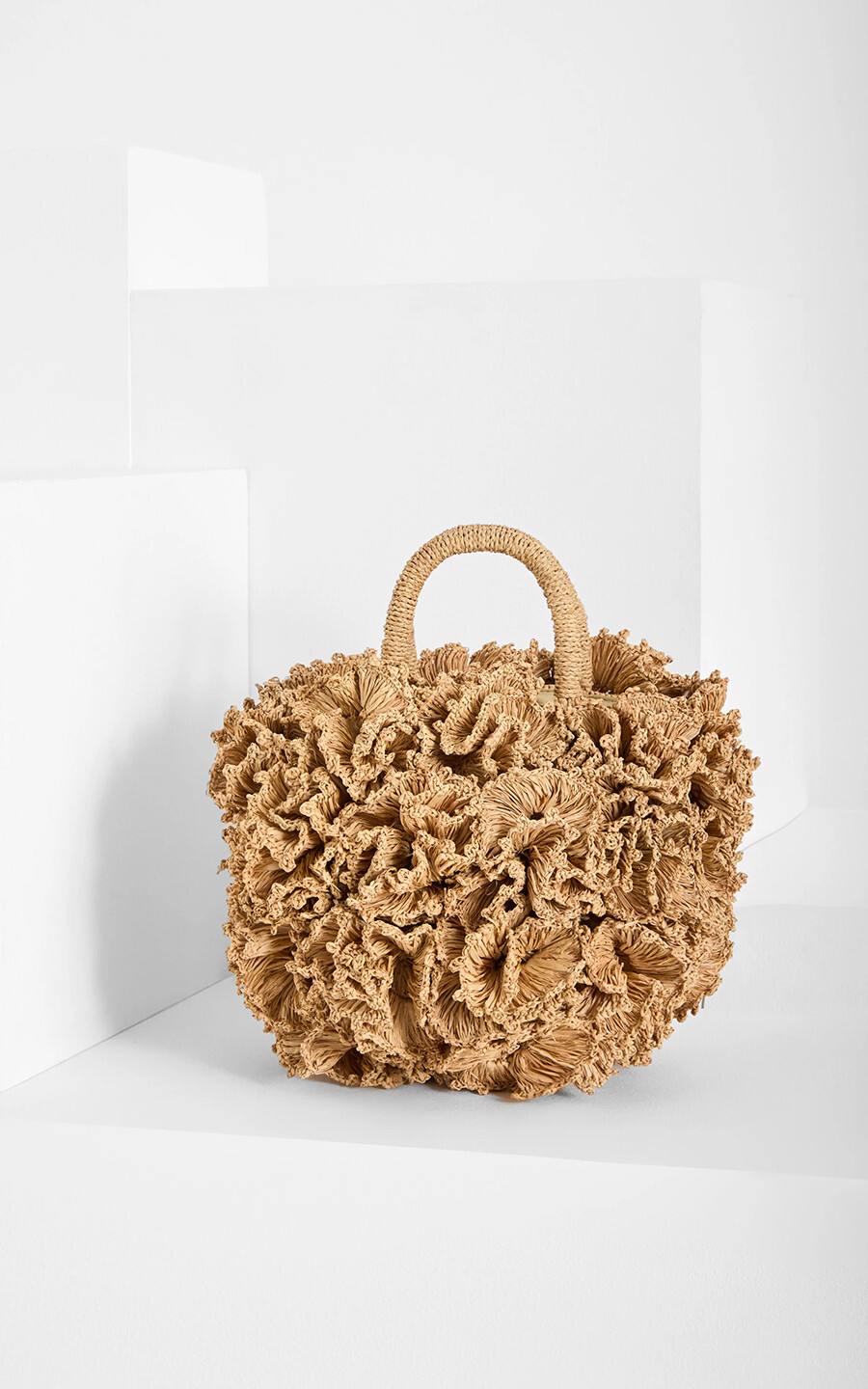 Lichtbeige Handtas