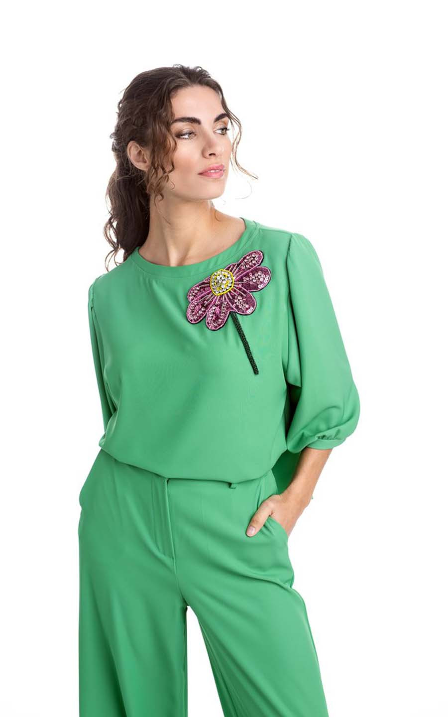 Groen Blouse