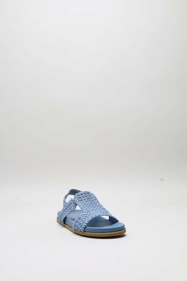 zoom in on Blauw Sandaal plat image Blauw Sandaal plat image