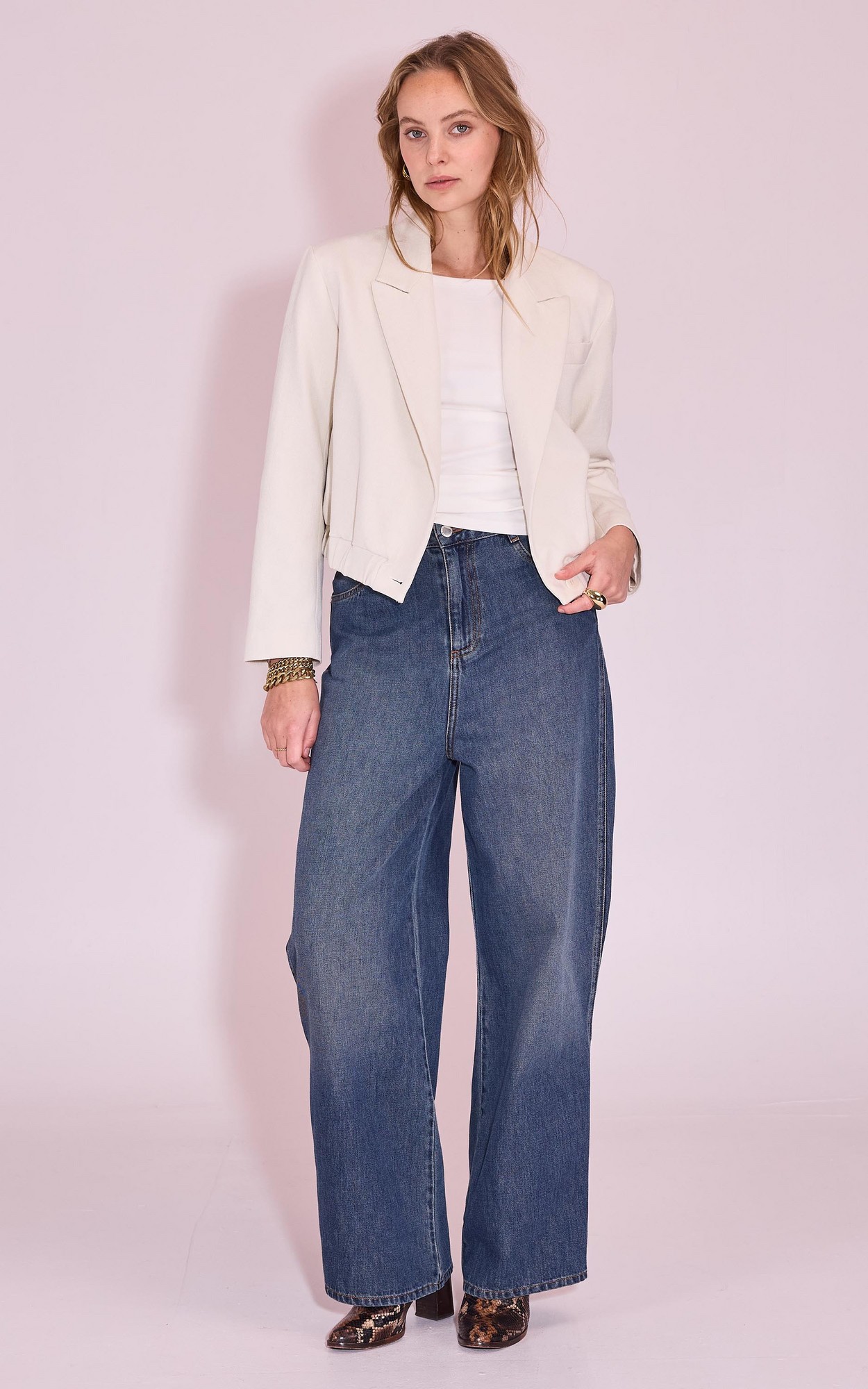 Blauw Jeansbroek image