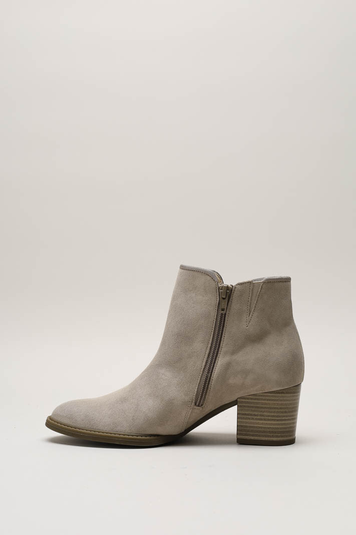 Taupe Enkellaars hak image