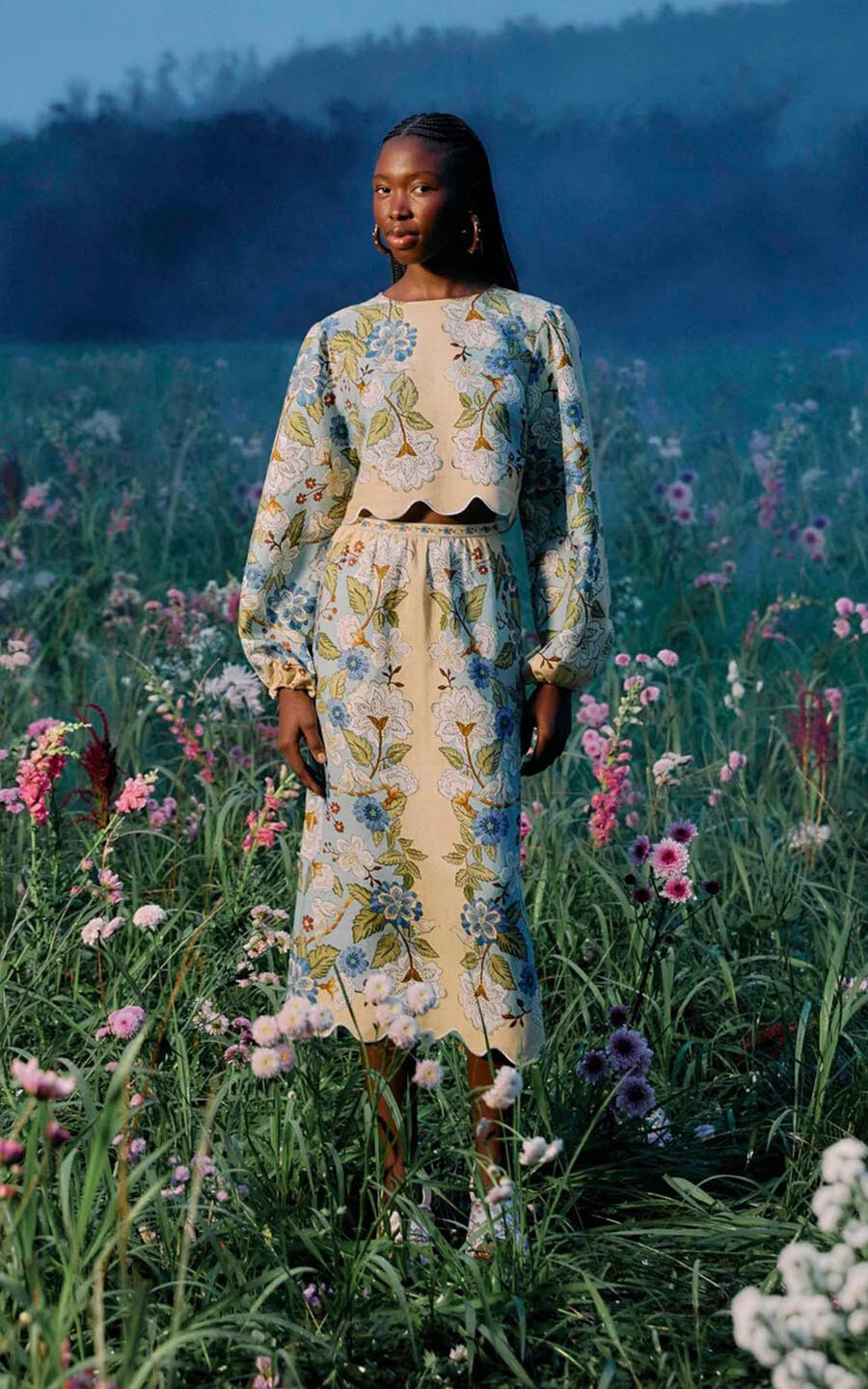 Lichtblauw Blouse image