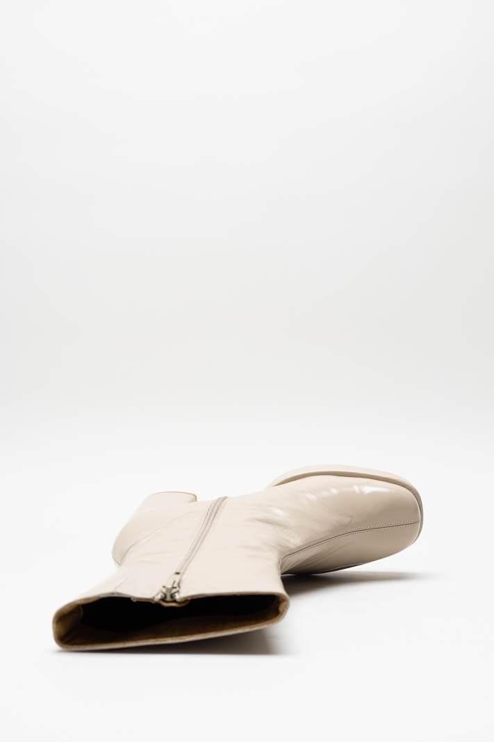 Beige Enkellaars hak image