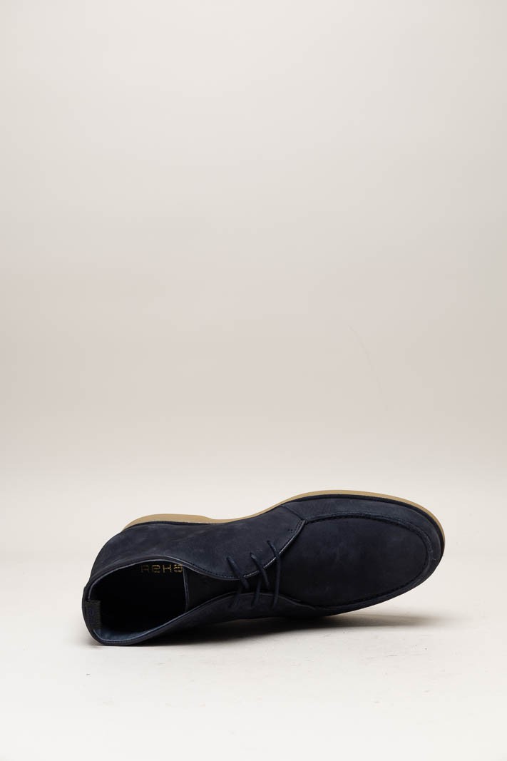 Donkerblauw Veterschoen hoog image