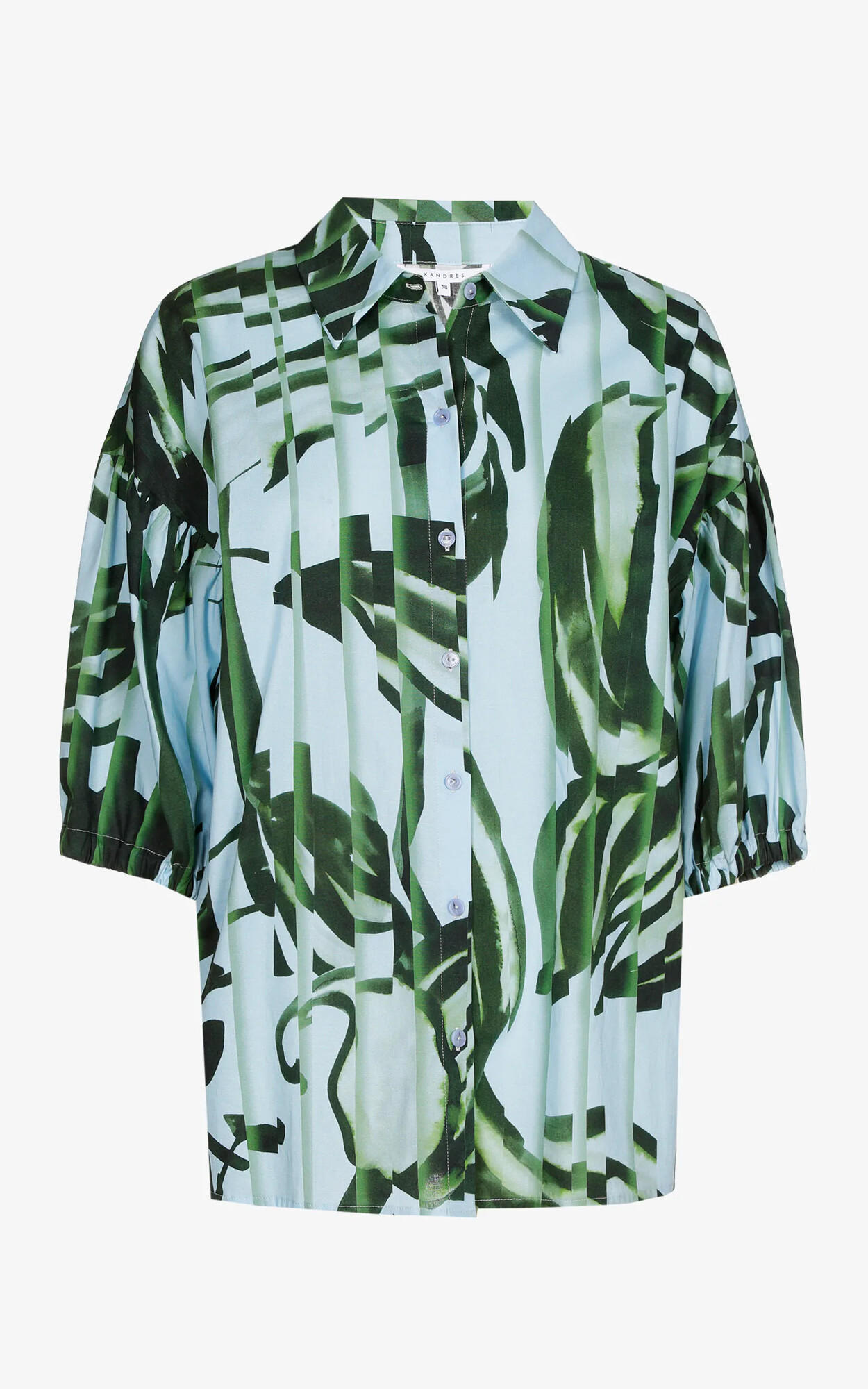 Lichtblauw Blouse image