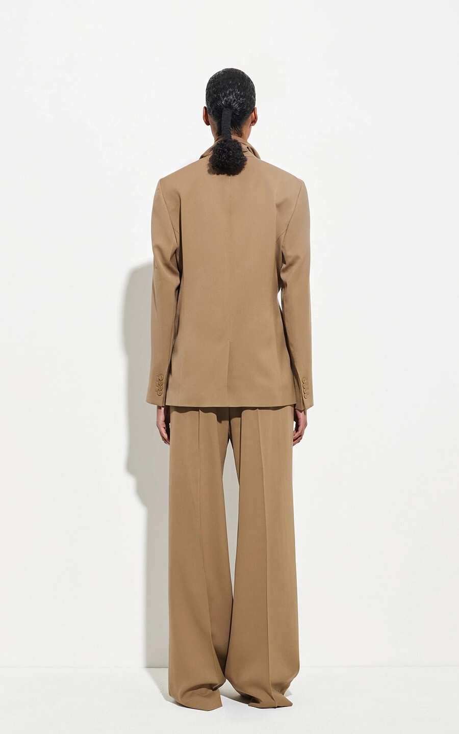 Donkerbeige Blazer