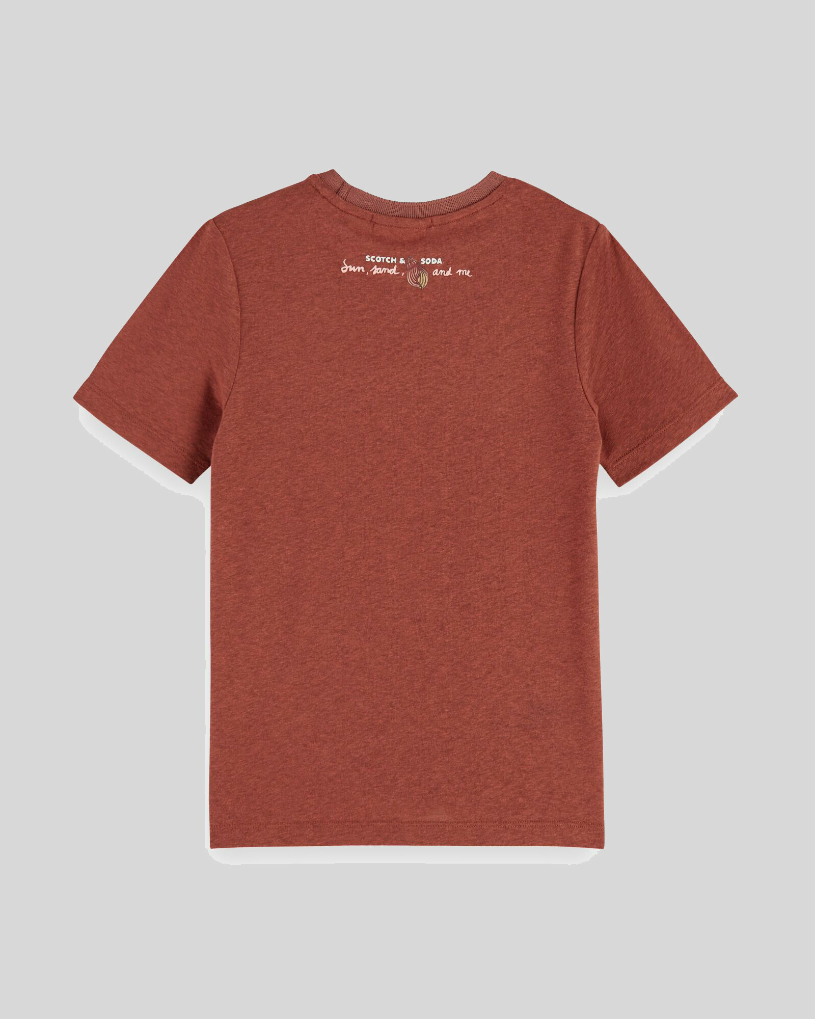 zoom in on Roestbruin T-shirt km image Roestbruin T-shirt km image