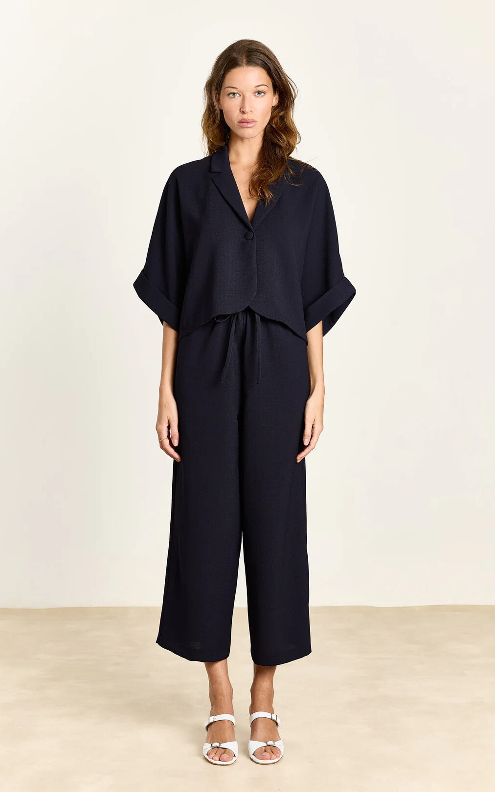 Marineblauw Blouse image