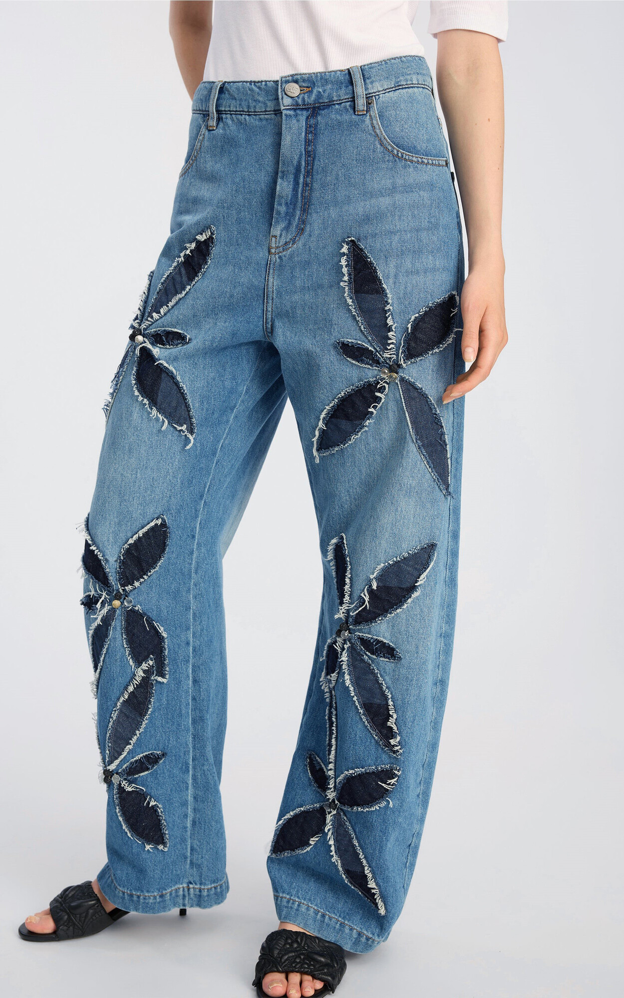 Blauw Jeansbroek image