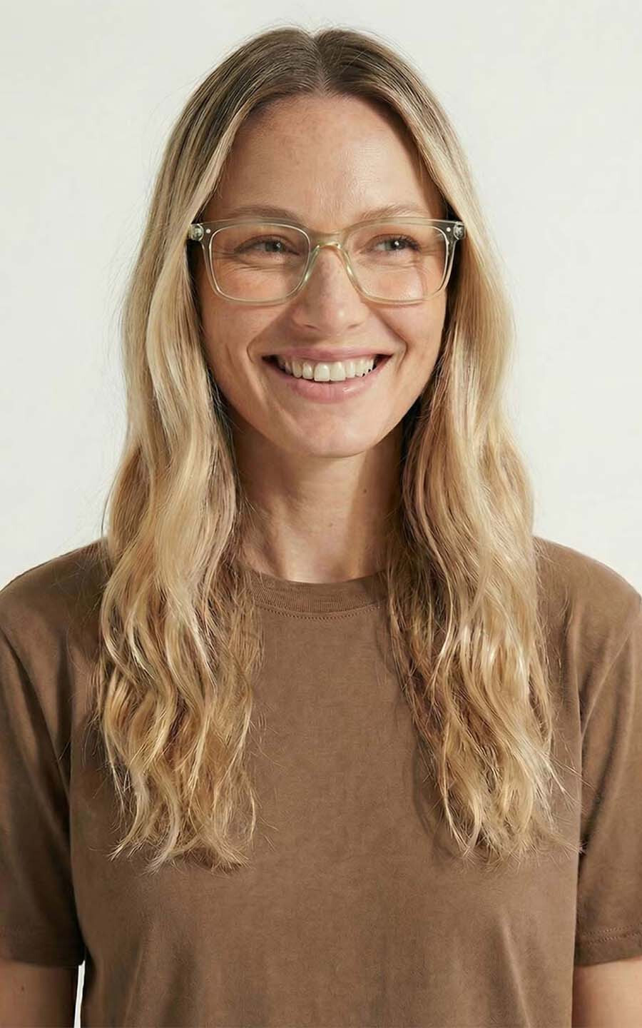 Lichtgroen Leesbril image