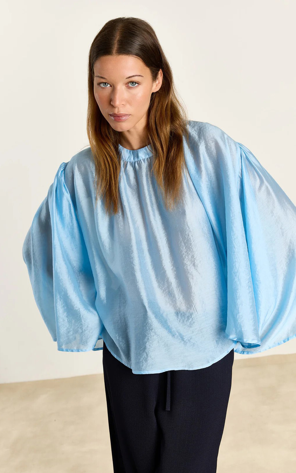 Lichtblauw Blouse image