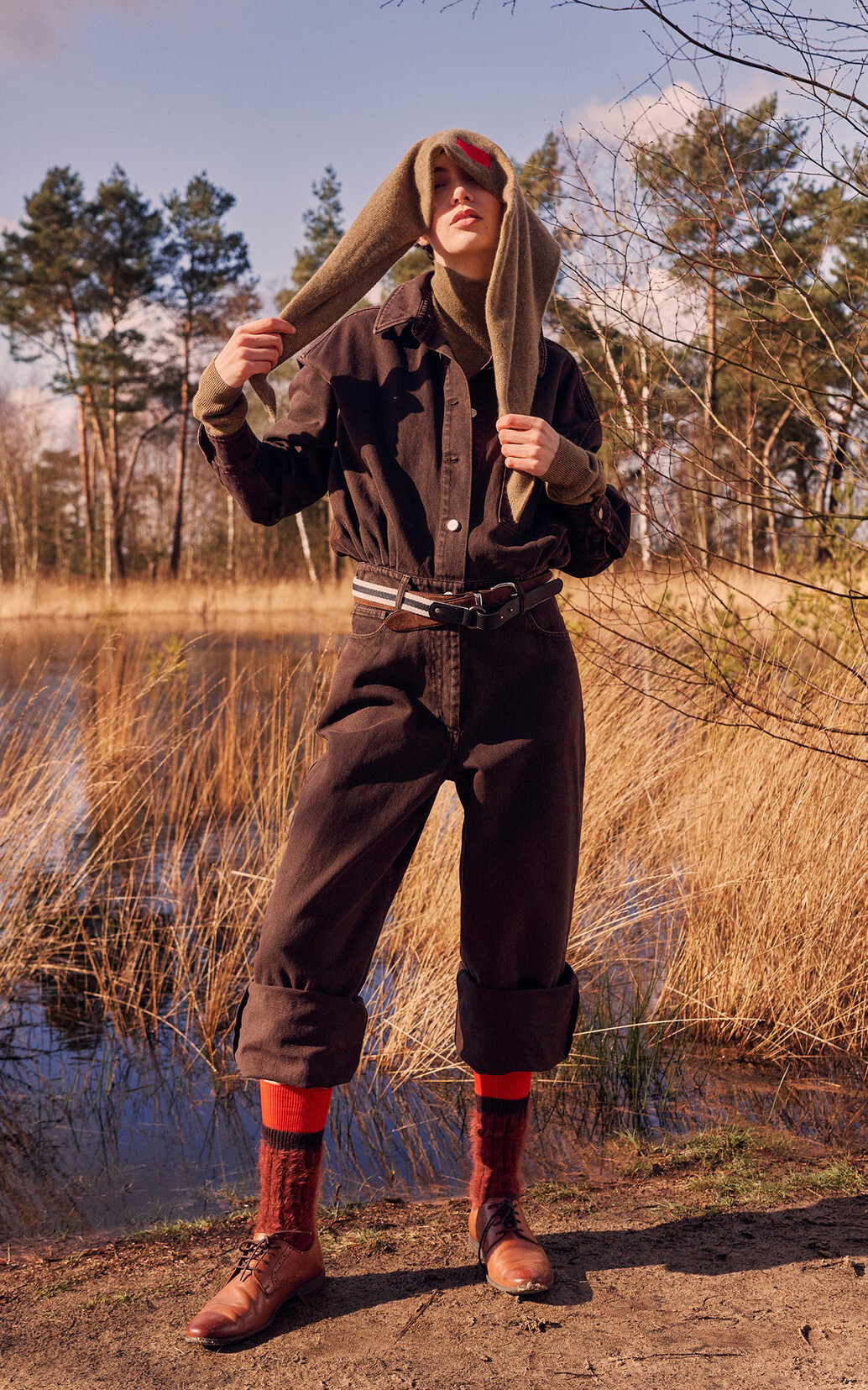 Donkerbruin Jumpsuit