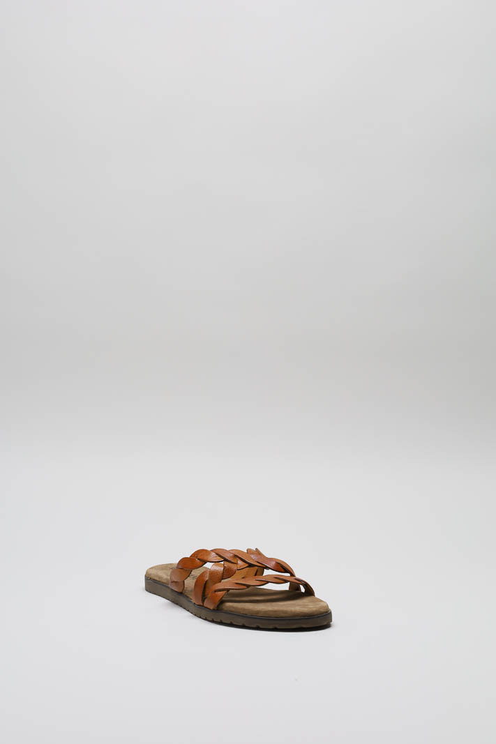 zoom in on Cognac Slipper image Cognac Slipper image