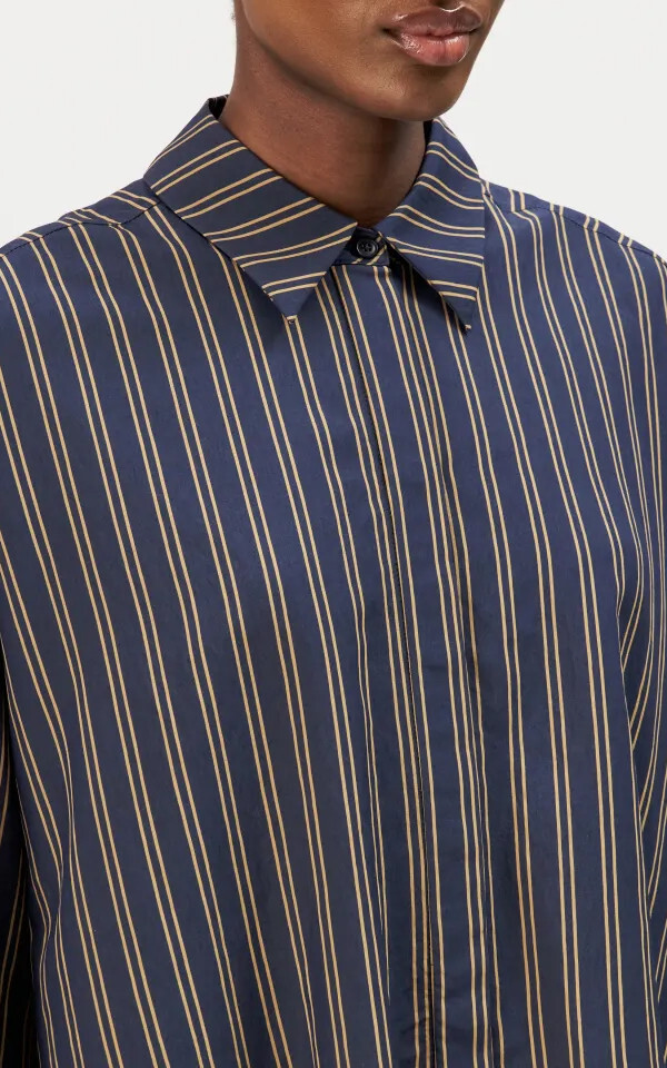 Marineblauw Blouse image