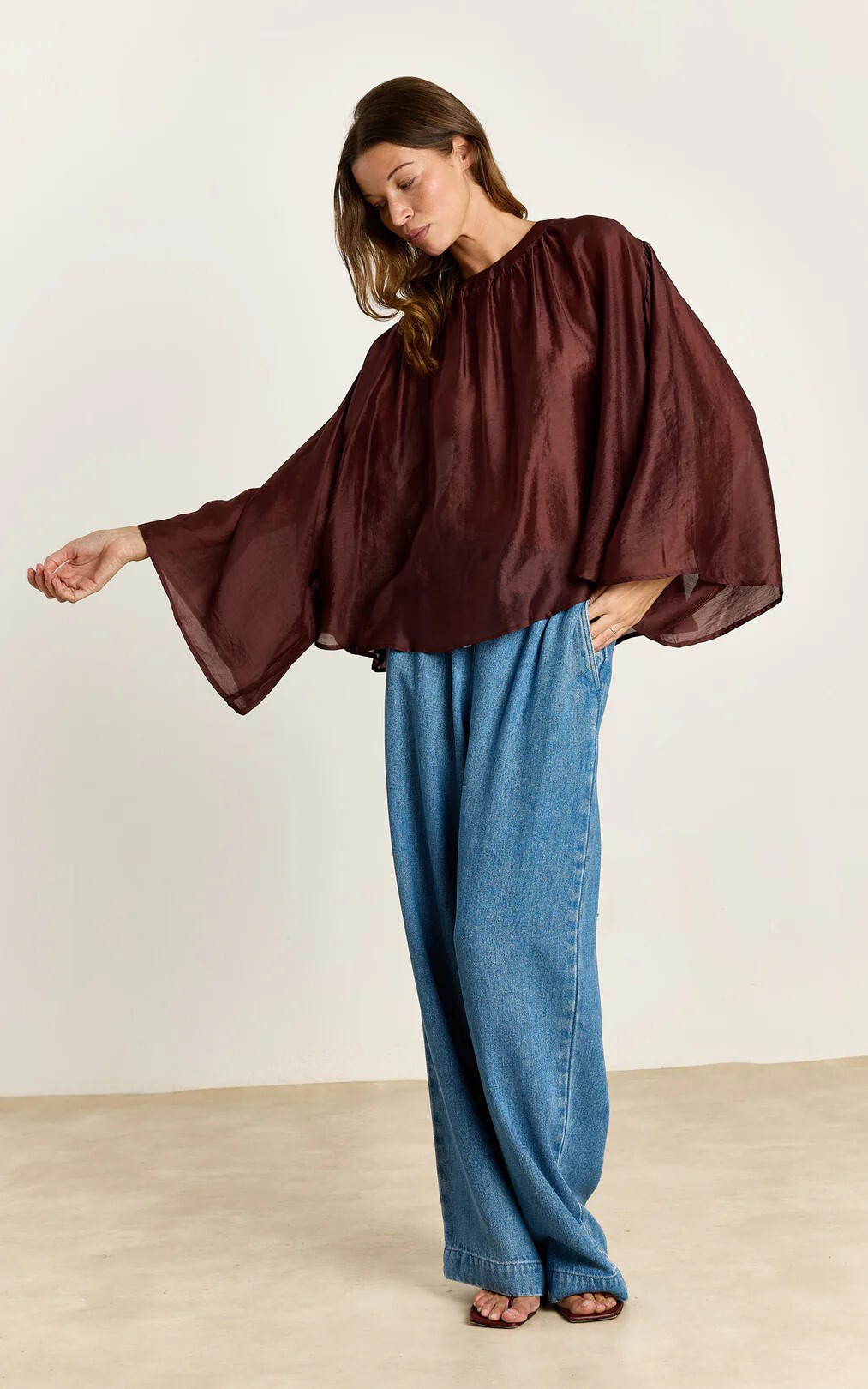 Donkerbruin Blouse
