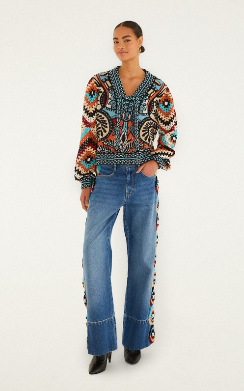 Blauw Jeansbroek image