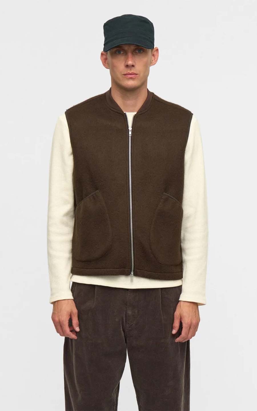 Donkerbruin Gilet