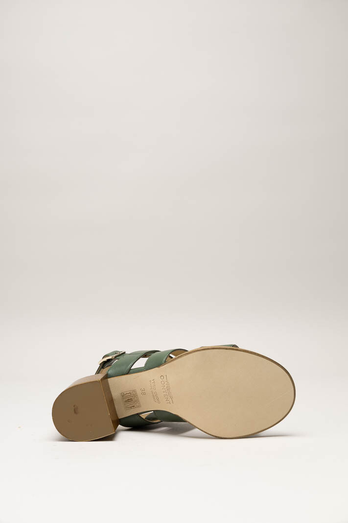 Groen Sandaal hak image