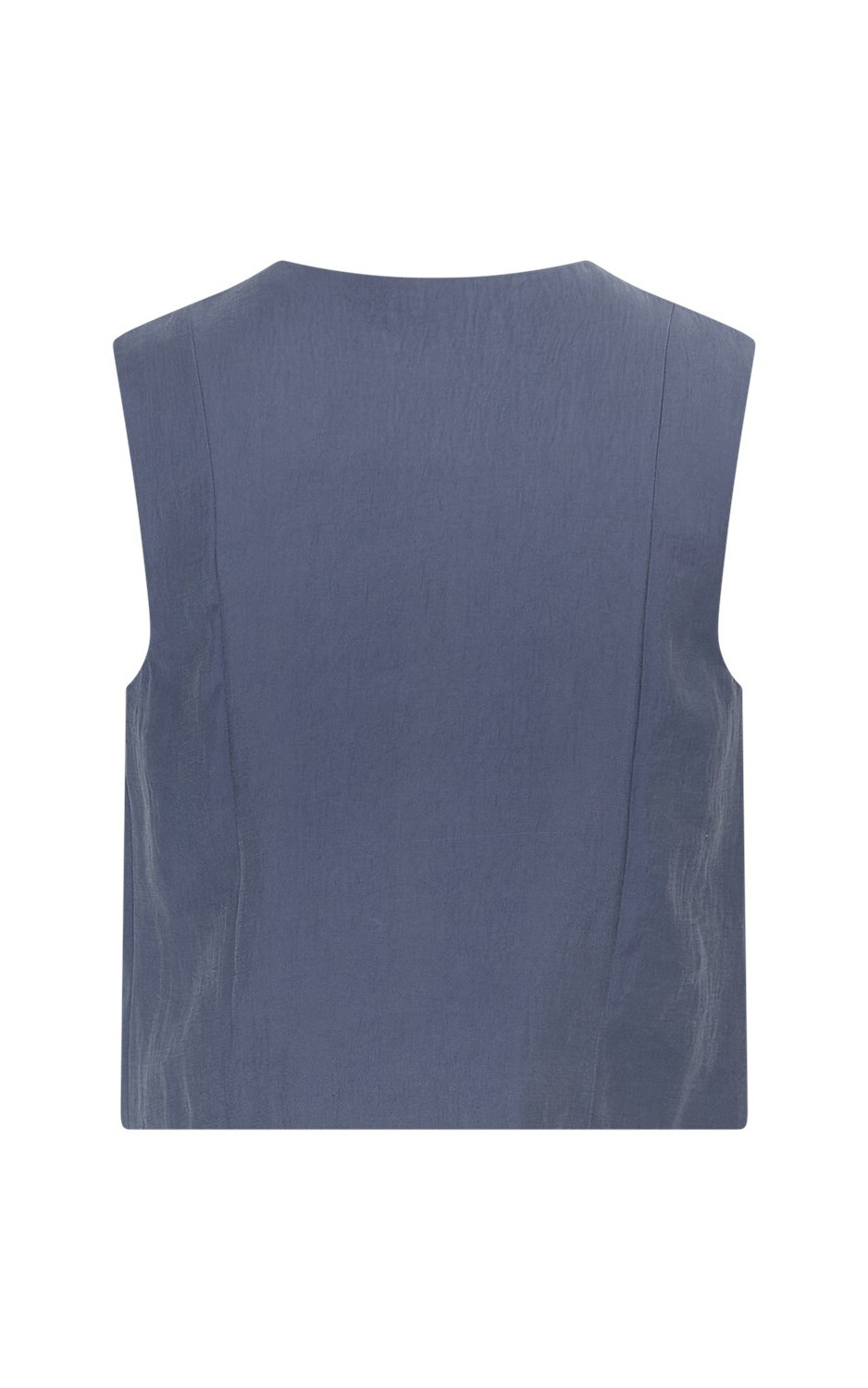 Blauw Vest mouwloos