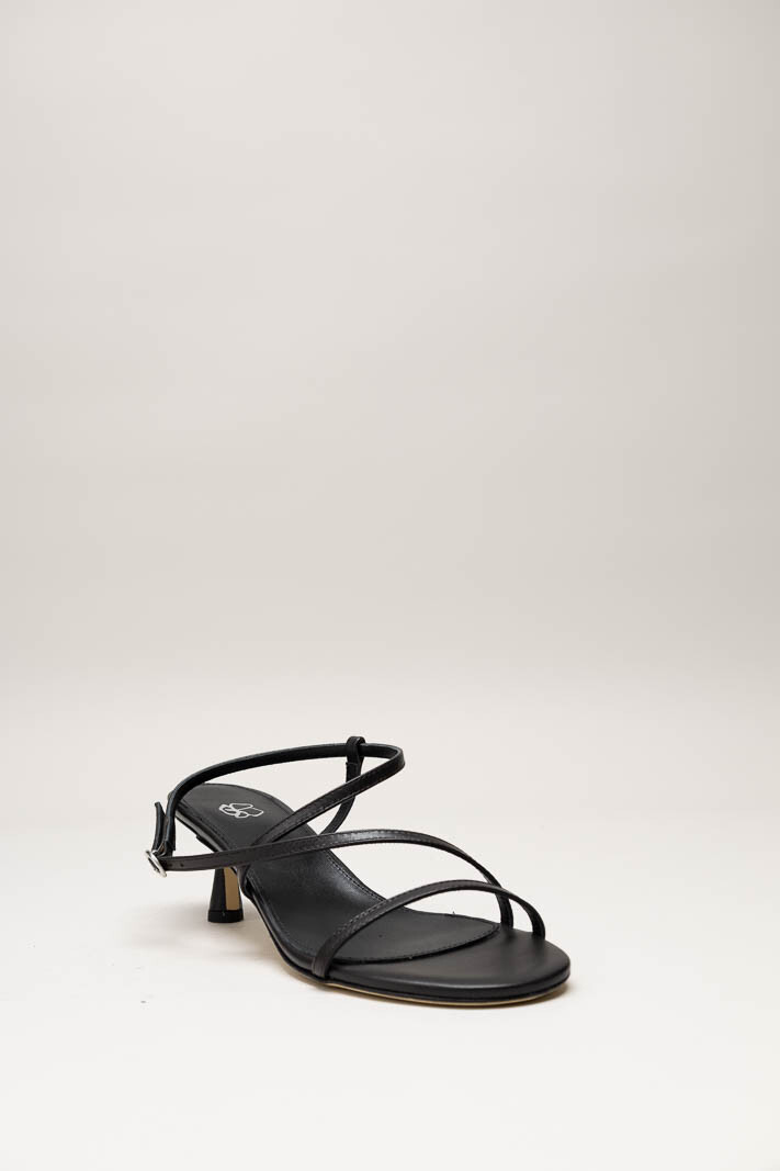 Donkerbruin Sandaal hak