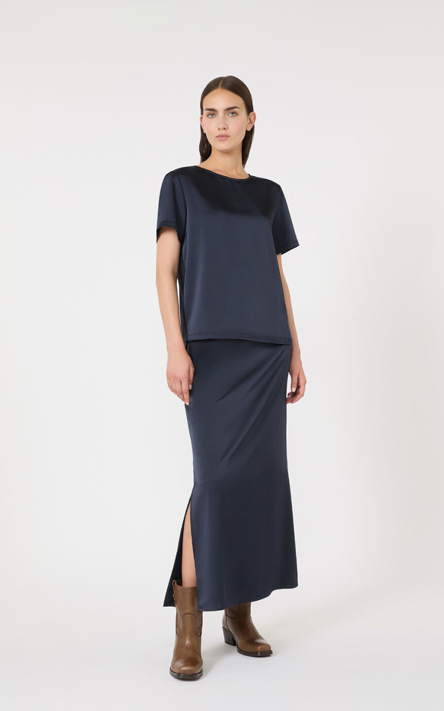 Blauw T-shirt/top