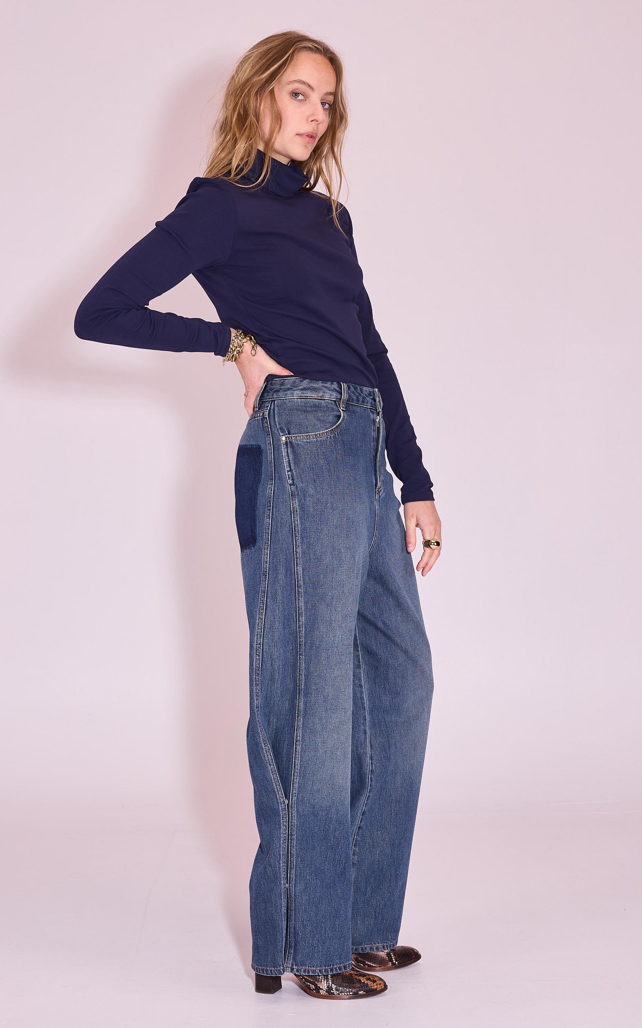 Blauw Jeansbroek image