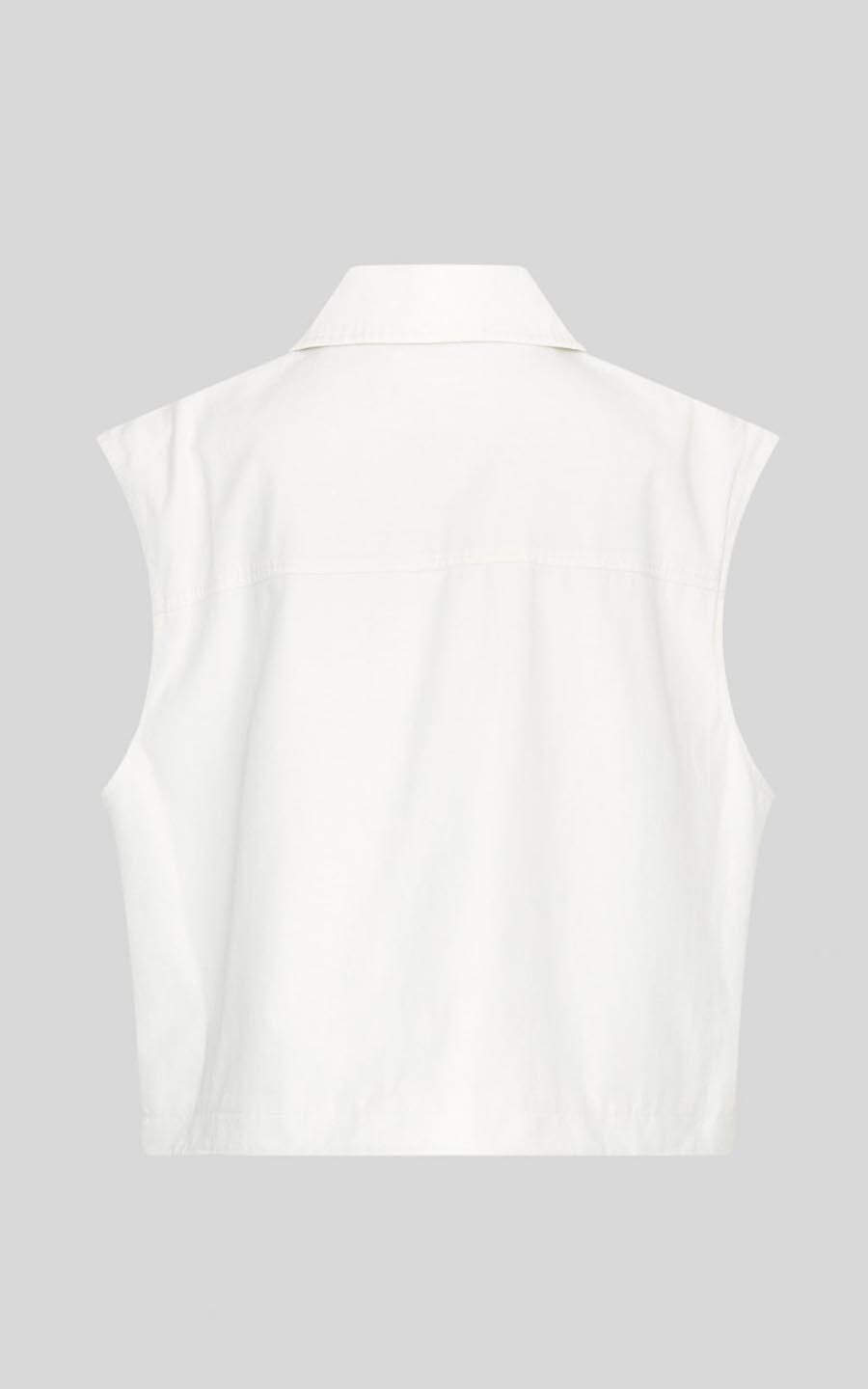 Wit Vest mouwloos image