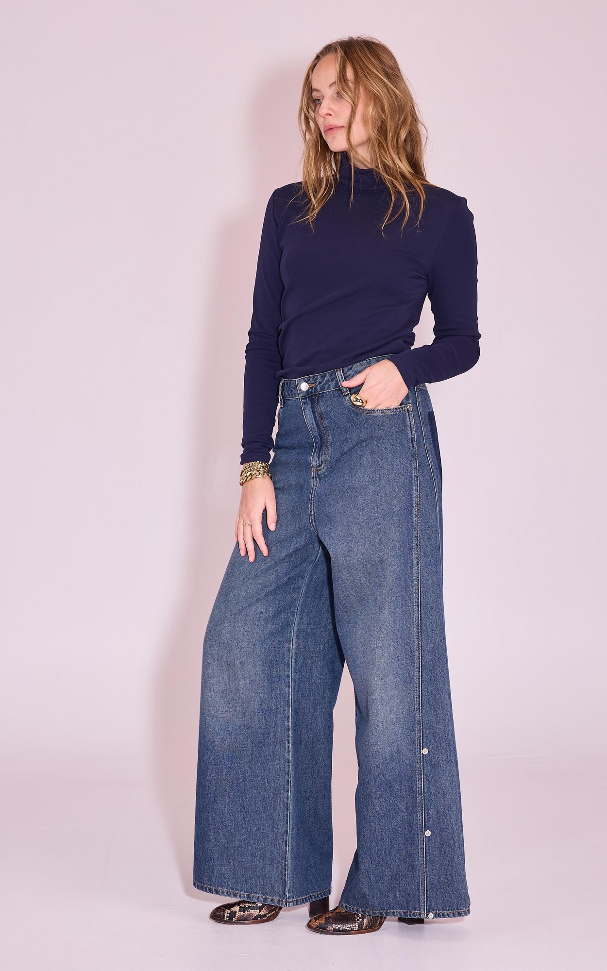 Blauw Jeansbroek image
