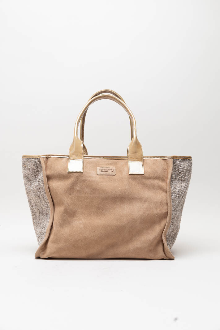 Beige Handtas