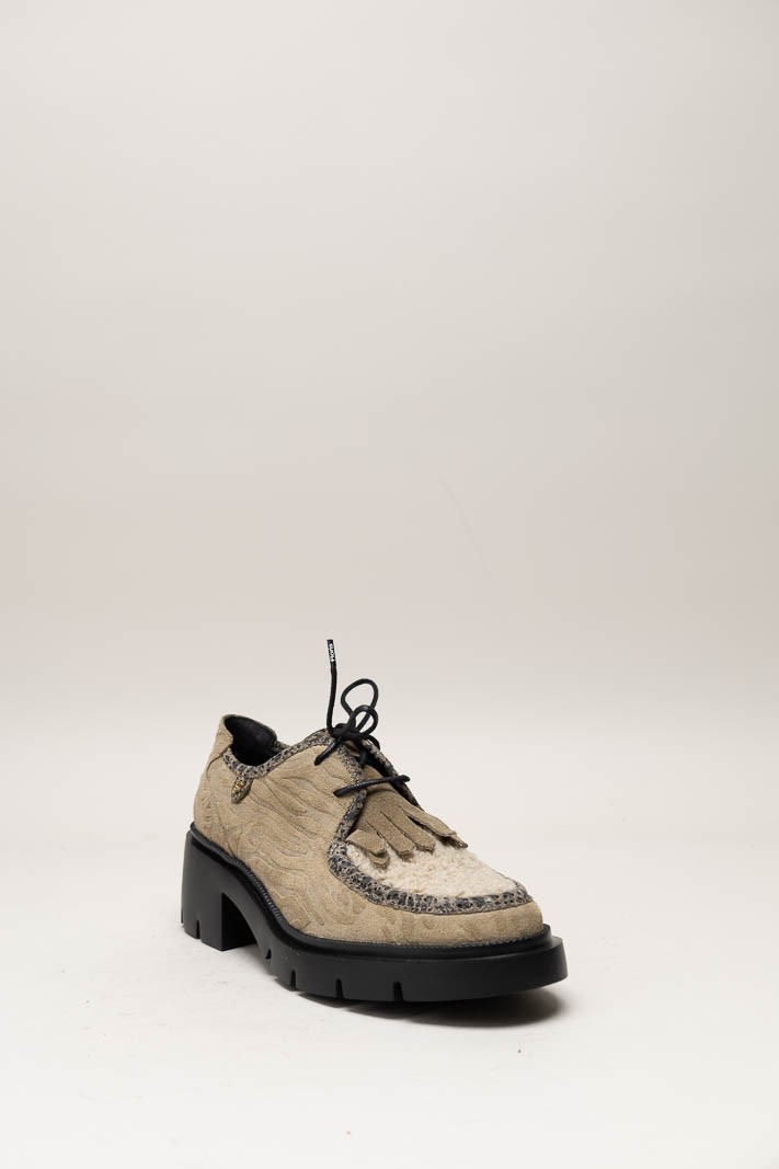 Taupe Veterschoen
