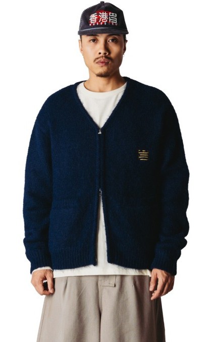 Marineblauw Cardigan