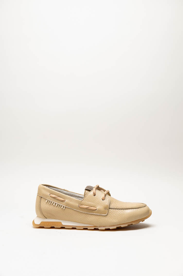 Donkerbeige Veterschoen