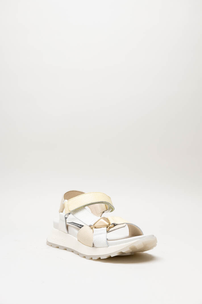 Multi beige Sandaal plat