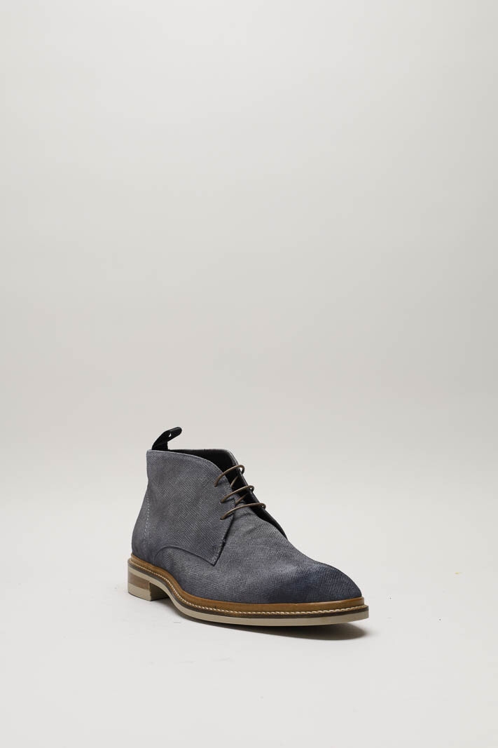 Grijs Veterschoen hoog